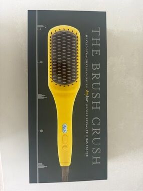 Drybar Yellow Heated Straightening Brush - The Brush Crush